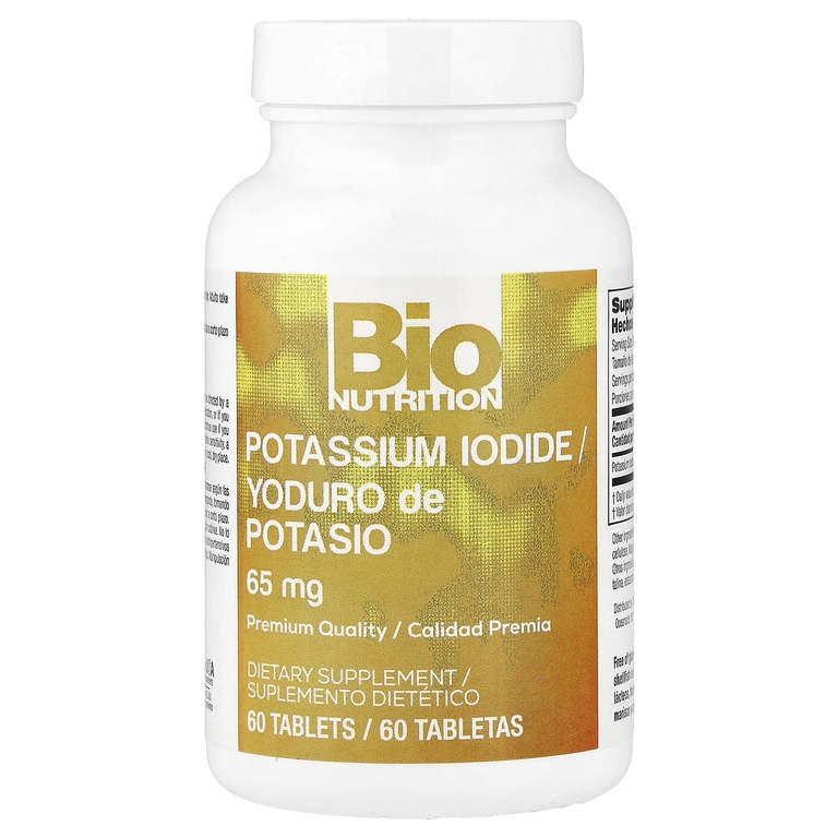Bio Nutrition, Йодид калия, 65 мг, 60 таблеток