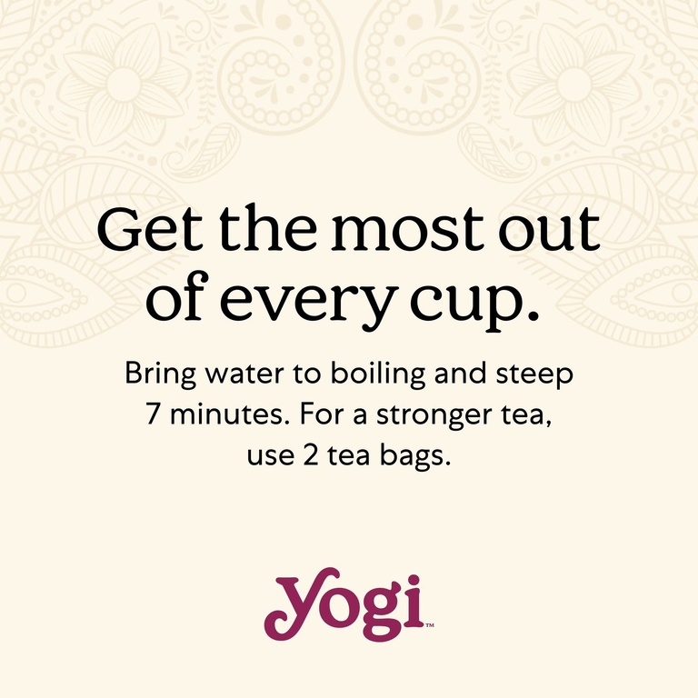 Yogi Tea, очищающий чай без кофеина, 16 чайных пакетиков, 29 г (1,02 унции)
