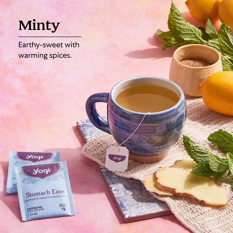 Yogi Tea, чай для уменьшения дискомфорта ЖКТ без кофеина, 16 чайных пакетиков, 29 г (1,02 унции)