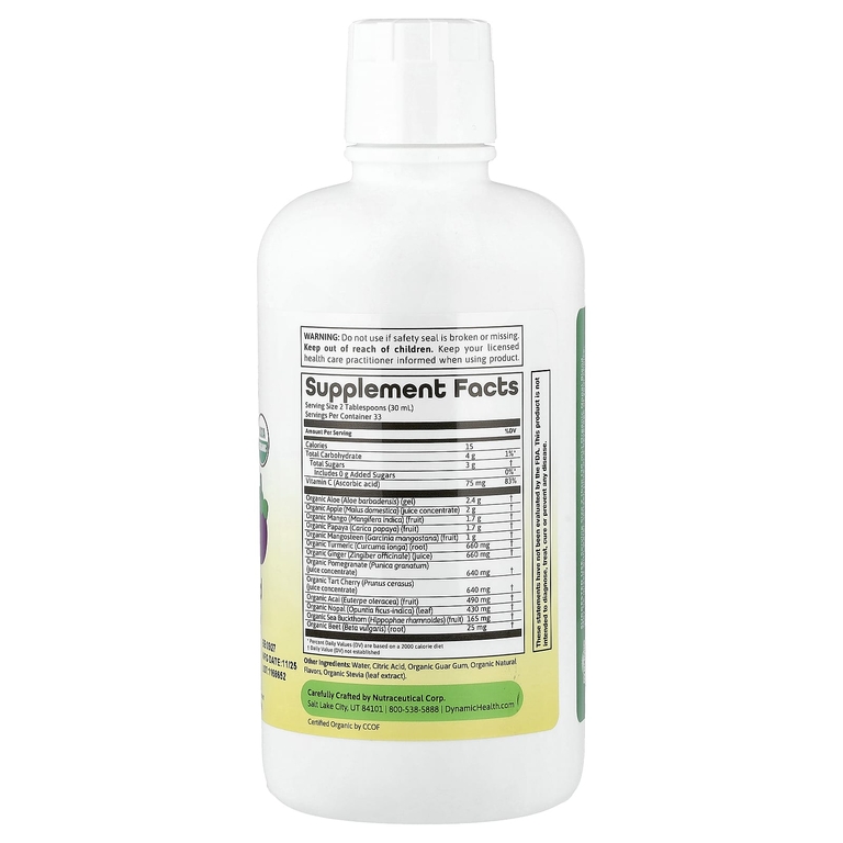 Dynamic Health, смесь соков фруктов и ягод, 1 л (33,8 жидк. унции)