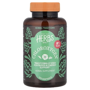 Herbs Etc., Концентрат хлорофилла, 120 капсул