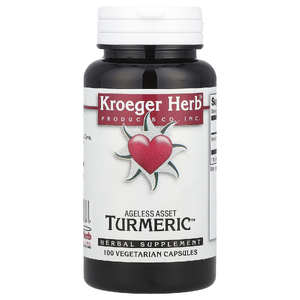 Kroeger Herb Co, куркума, 100 вегетарианских капсул (450 мг на капсулу)