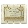 A La Maison de Provence, кусковое мыло для рук и тела с овсяным молоком, 4 куска по 100 г (3,5 унции) каждый