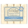 A La Maison de Provence, кусковое мыло для рук и тела, гипоаллергенное, без запаха, 4 шт. по 100 г (3,5 унции)