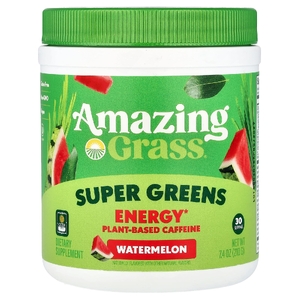 Amazing Grass, фрукты, овощи и зелень, Арбуз, 7,4 унции (210 г)