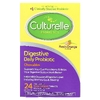 Culturelle, Ежедневные жевательные пробиотики для пищеварения, со вкусом апельсина, 24 таблетки для приема один раз в день (53 мг в каждой таблетке)