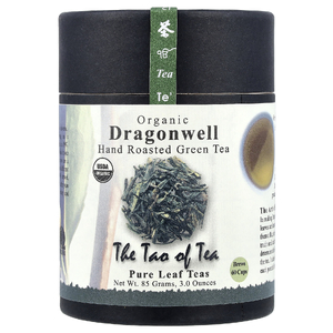 The Tao of Tea, Органический зеленый чай ручной обжарки, колодец дракона, 85 г (3 унции)