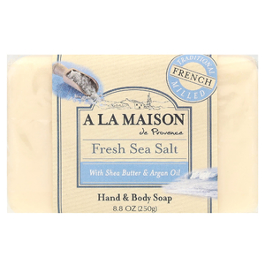 A La Maison de Provence, кусковое мыло для рук и тела, свежая морская соль, 250 г (8,8 унции) (Товар снят с продажи) 