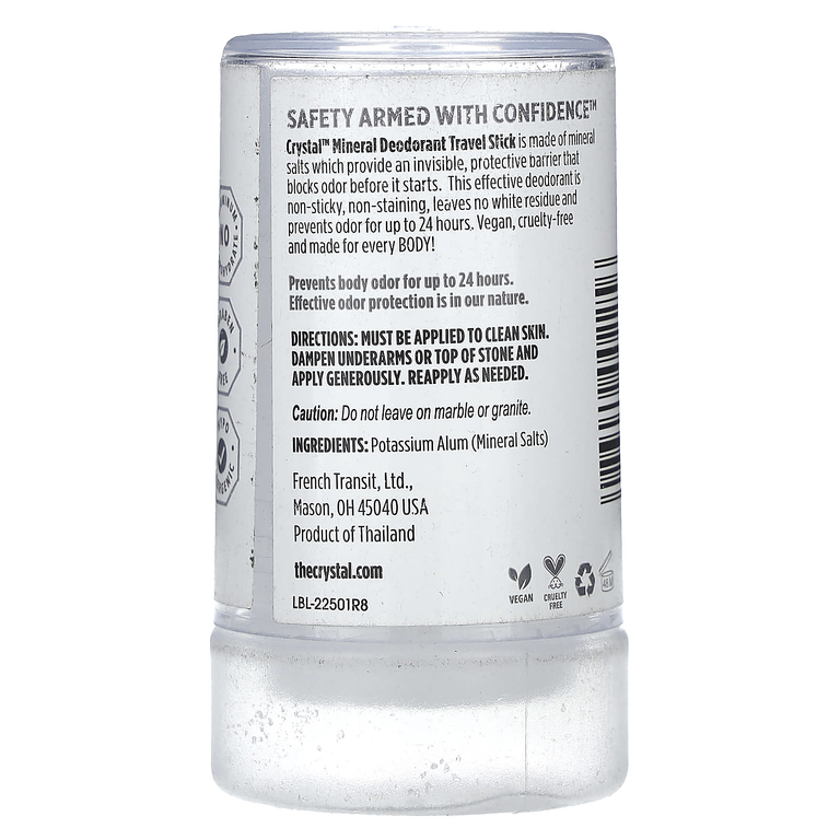 CRYSTAL, минеральный дезодорант-карандаш, без запаха, 40 г (1,5 унции)