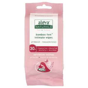 Aleva Naturals, влажные салфетки для интимной гигиены, 30 шт.