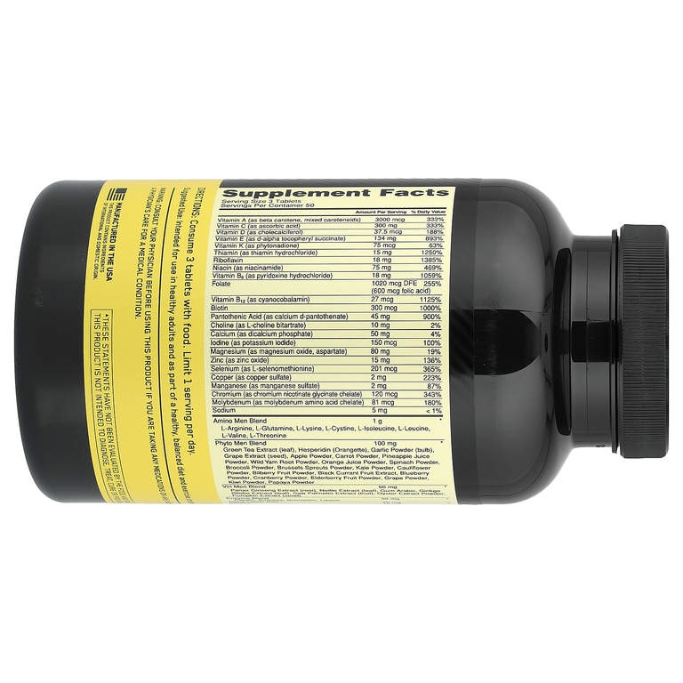 Optimum Nutrition, Мультивитамины для активных мужчин, 150 таблеток