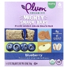 Plum Organics, батончики с голубикой, 6 батончиков по 19 г (0,67 унции)