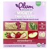 Plum Organics, батончики, клубника, 6 батончиков, 19 г (0,67 унции) каждый