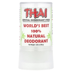 Thai Deodorant Stone, Тайский кристаллический дезодорант-стик, тайский кристалл, 120 г (4,25 унции)