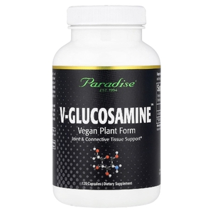 Paradise Herbs, V-глюкозамин, 120 капсул (750 мг в 1 капсуле)