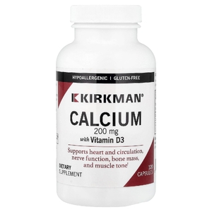 Kirkman Labs, кальций с витамином D3, 120 капсул
