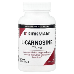 Kirkman Labs, L-карнозин, 200 мг, 90 капсул