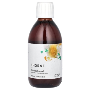 Thorne, добавка с омега кислотами, со вкусом лимона и ягод, 250 мл (8,45 жидк. унции)