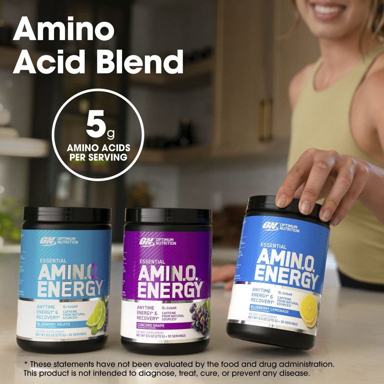 Optimum Nutrition, Незаменимые аминокислоты, зеленое яблоко, 270 г (9,5 унции)