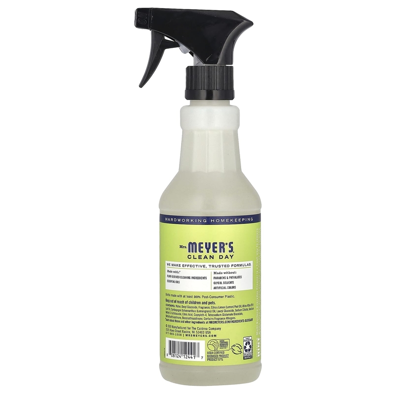 Mrs. Meyers Clean Day, универсальное повседневное чистящее средство, с ароматом лимонной вербены, 473 мл (16 жидк. унций)