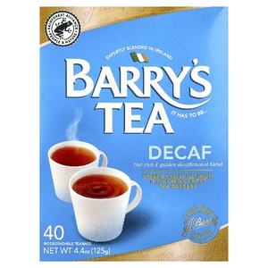 Barry's Tea, смесь без кофеина, 40 биоразлагаемых чайных пакетиков, 125 г (4,4 унции)
