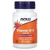 NOW Foods, витамин D3, 400 МЕ, 180 капсул