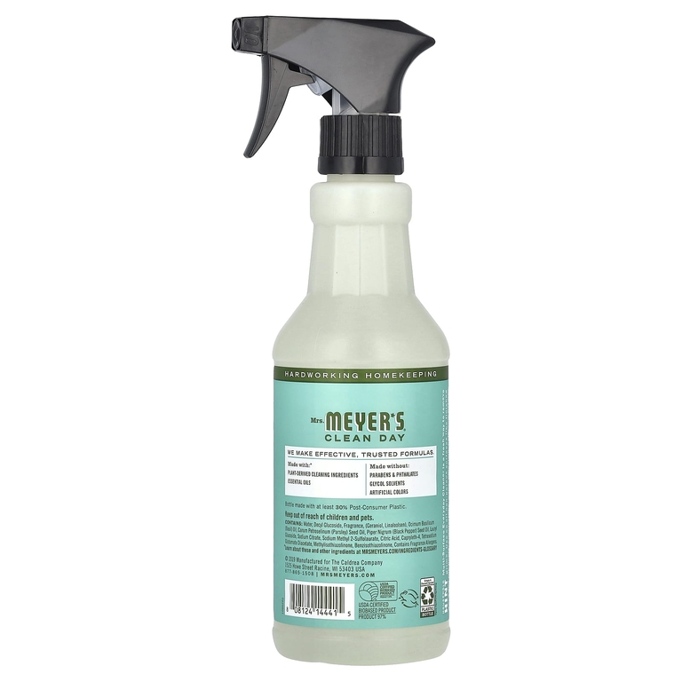 Mrs. Meyers Clean Day, универсальное повседневное чистящее средство, аромат базилика, 473 мл (16 жидк. унций)