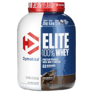 Dymatize, сывороточный протеин в порошке, насыщенный шоколад, 2,3 кг (5 фунтов)