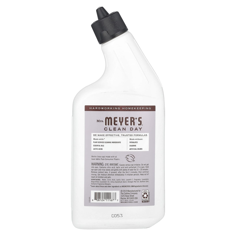 Mrs. Meyers Clean Day, Средство для чистки унитазов, лаванда, 710 мл (24 жидк. Унции)