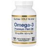 California Gold Nutrition, премиальный рыбий жир с омега-3, 100 капсул из рыбьего желатина (1100 мг в 1 капсуле)