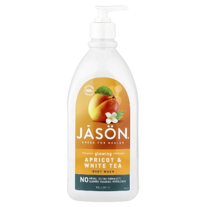 Jason Natural, средство для мытья тела, абрикос и белый чай, 887 мл (30 жидк. унций)