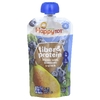Happy Family Organics, клетчатка и протеин, пюре для детей от 2 лет, органические груши, голубика и шпинат, 113 г (4 унции)