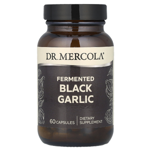 Dr. Mercola, ферментированный черный чеснок, 60 капсул