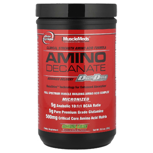 MuscleMeds, аминокислотный деканат, с цитрусовым вкусом и лаймом, 384 г (13,5 унции) (Товар снят с продажи) 
