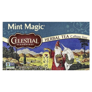 Celestial Seasonings, Herbal Tea, Mint Magic®, без кофеина, 20 чайных пакетиков, 41 г (1,4 унции) (Товар снят с продажи) 