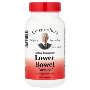 Christopher's Original Formulas, средство для нижних отделов кишечника, 100 вегетарианских капсул