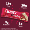 Quest Nutrition, Белковый батончик Quest, белый шоколад с малиной, 12 батончиков, 2,12 унц. (60 г) каждый