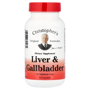Christopher's Original Formulas, печень и жёлчный пузырь, 100 вегетарианских капсул