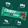 Quest Nutrition, протеиновый батончик, с кусочками мятного шоколада, 12 батончиков по 60 г (2,12 унции)
