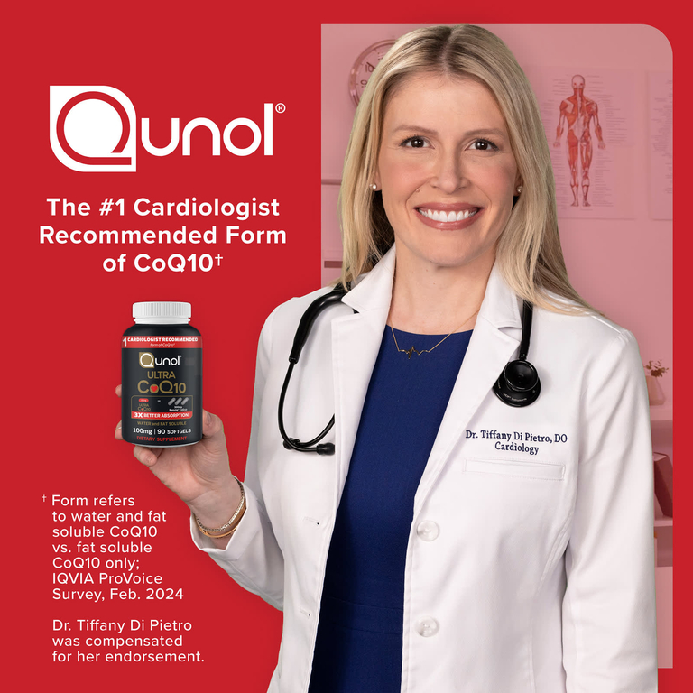 Qunol, Коэнзим Q10, 60 желатиновых капсул