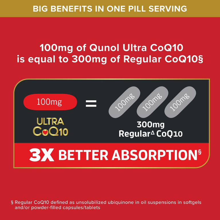 Qunol, Коэнзим Q10, 60 желатиновых капсул