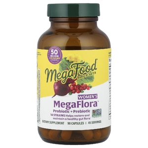 MegaFood, MegaFlora,  Women's Probiotic , 90 Capsules