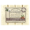 A La Maison de Provence, мыло для рук и тела, сладкий миндаль, 4 бруска по 100 г (3,5 унции)