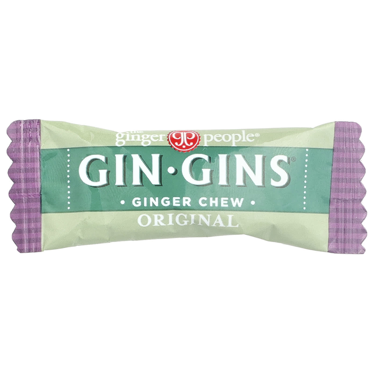 The Ginger People, Gin • Gins®, оригинальные жевательные таблетки с имбирем, 128 г (4,5 унции)