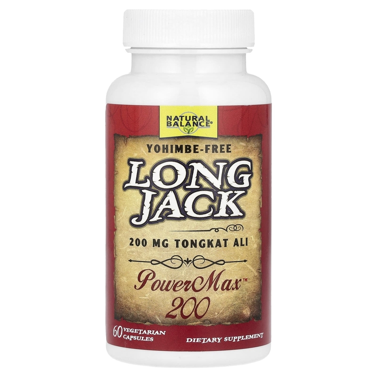 Natural Balance, Тонгкат Али, 60 вегетарианских капсул (100 мг в 1 капсуле)