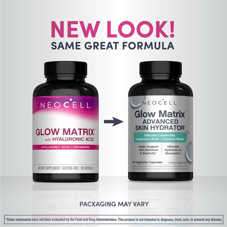 NeoCell, Glow Matrix™, 90 вегетарианских капсул (Товар снят с продажи) 