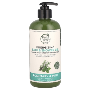 Petal Fresh, бодрящий гель для ванны и душа, розмарин и мята, 475 мл (16 жидк. унц.)