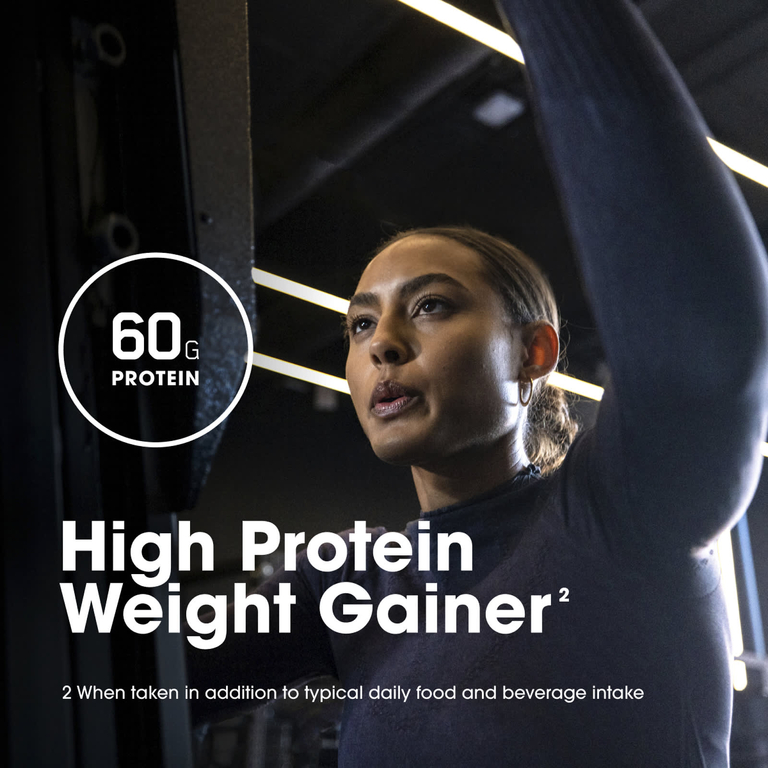 Optimum Nutrition, белково-углеводная добавка для увеличения мышечной массы, двойной шоколад, 2,31 кг (5,09 фунта)