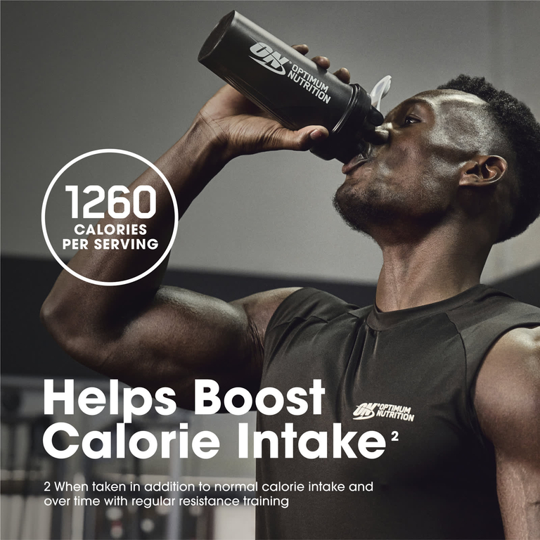 Optimum Nutrition, белково-углеводная добавка для увеличения мышечной массы, ваниль, 2,72 кг (6 фунтов)
