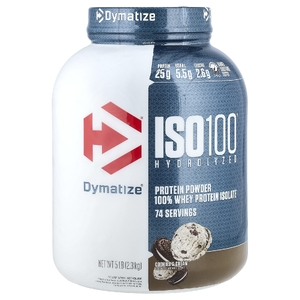 Dymatize, гидролизованный изолят сывороточного протеина, печенье и сливки, 2,3 кг (5 фунтов)